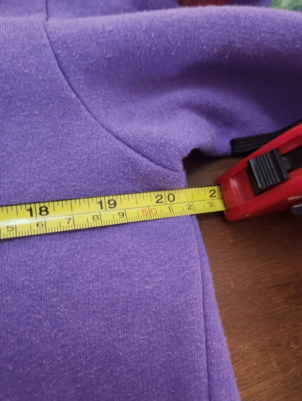 Kelloggs Fruit Loops Purple Hoodie Size Small P2p 20 EUC - Picture 7 of 7